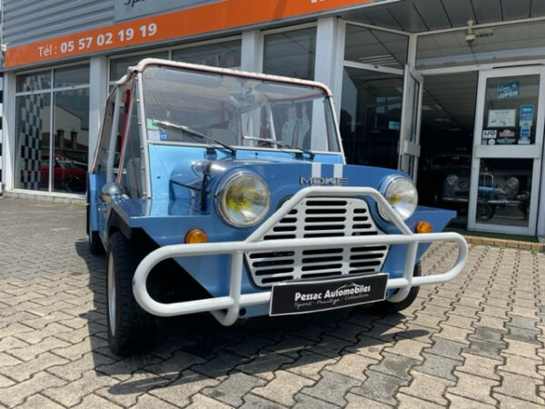 MINI MOKE BLEUE